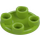 LEGO Citron Vert assiette 2 x 2 Rond avec Arrondi Bas (2654 / 28558)