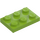 LEGO Lime Plate 2 x 3 (3021)