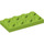 LEGO Lime Plate 2 x 4 (3020)
