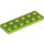 LEGO Lime Plate 2 x 6 (3795)