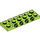 LEGO Lime Plate 2 x 6 x 0.7 with 4 Studs on Side (72132 / 87609)
