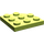 LEGO Lime Plate 3 x 3 Round Corner (30357)