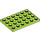 LEGO Limette Platte 4 x 6 (3032)