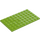 LEGO Lime Plate 6 x 10 (3033)