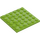 LEGO Lime Plate 6 x 6 (3958)