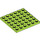 LEGO Lime Plate 6 x 6 (3958)