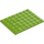 LEGO Lime Plate 6 x 8 (3036)