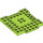 LEGO Lime Plate 8 x 8 x 0.7 with Cutouts and Ledge (15624)