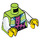 LEGO Limette Poppy Starr Minifig Torso (973 / 76382)