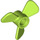 LEGO Limette Propeller mit 3 Klingen und Pin Loch (65768)