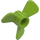 LEGO Lime Propeller with 3 Blades and Pin Hole (65768)