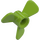 LEGO Lime Propeller with 3 Blades and Pin Hole (65768)