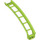 LEGO Lime Rail 2 x 16 x 6 Bow with 3.2 Shaft (26560)