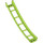 LEGO Lime Rail 2 x 16 x 6 Inverted Bow with 3.2 Shaft (26559)