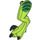 LEGO Limette Raptor Der Rücken Links Bein (38309 / 51012)
