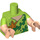 LEGO Lime Shaggy Torso with Seaweed and Starfish Shirt with Light Flesh Arms with Short Lime Sleeves and Light Flesh Hands (973 / 16360)