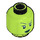LEGO Lime She-Hulk, Green Minifigure Head (Recessed Solid Stud) (3626 / 29944)