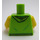 LEGO Limetková Sleeveless Mikina s kapucí Trup (973 / 76382)