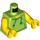 LEGO Lime Sleeveless Hoodie Torso (973 / 76382)