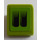 LEGO Lime Slope 1 x 1 (31°) with Double Air Inlet (Left) Sticker (35338)