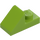 LEGO Lime Slope 1 x 2 (45°) with Plate (15672 / 92946)