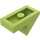 LEGO Lime Slope 1 x 2 (45°) with Plate (15672 / 92946)