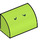 LEGO Lime Pendenza 1 x 2 Curvo con Verde Yoshi Nostrils (37352 / 68966)