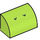 LEGO Lime Slope 1 x 2 Curved with Yoshi Nostrils (37352 / 68966)