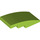 LEGO Lime Slope 2 x 4 Curved (93606)