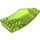 LEGO Lime Slope 2 x 6 x 10 Curved Inverted (47406)