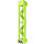 LEGO Lime Support 2 x 2 x 10 Girder Triangular Vertical with Danger Stripes Sticker (Type 3 - 3 Posts, 2 Sections) (58827)
