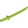 LEGO Lime Sword with Square Guard and Capped Pommel (Shamshir) (21459)