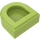 LEGO Limette Fliese 1 x 1 Hälfte Oval (24246 / 35399)