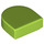 LEGO Lime Tile 1 x 1 Half Oval (24246 / 35399)