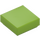 LEGO Lime Tile 1 x 1 with Groove (3070 / 30039)