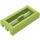 LEGO Limoen Tegel 1 x 2 Rooster (met Groef aan onderzijde) (2412 / 30244)