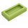 LEGO Lime Tile 1 x 2 with Groove (3069 / 30070)