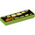 LEGO Lime Tile 1 x 3 med Munn med Tenner og Tongue (39858 / 63864)