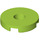 LEGO Lime Tile 2 x 2 Round with Hole in Center (15535)