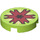 LEGO Lime Tile 2 x 2 Round with Insect Mouth with &quot;X&quot; Bottom (4150 / 13098)