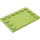 LEGO Lime Tile 4 x 6 with Studs on 3 Edges (6180)
