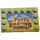 LEGO Limoen Tegel 4 x 6 met Studs Aan 3 Edges met &quot;Mrs Puf&#039;s Boating School&quot; Sticker (6180)