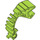 LEGO Lime Tohunga Curved Arm (32578)
