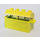 LEGO Lime Treasure Chest with Lid (Cerniera spessa con slot nella parte posteriore)