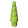 LEGO Lime Unicorn Horn with Spiral (34078 / 89522)