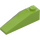 LEGO Lime Wedge 2 x 4 Triple Right (43711)