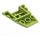 LEGO Limette Keil 4 x 4 Verdreifachen Gebogen ohne Bolzen (47753)