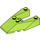 LEGO Lime Wedge 6 x 4 Cutout with Stud Notches (6153)
