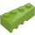 LEGO Lime Wedge Brick 2 x 4 Right (41767)