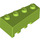 LEGO Lime Wedge Brick 2 x 4 Right (41767)